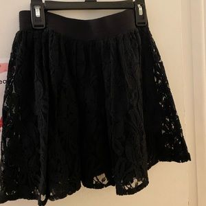 Child size Large Vans black lace skirt